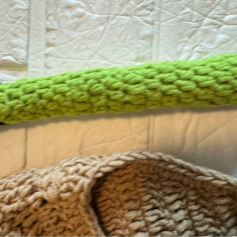 Newborn Green and Tan Crochet Baby Yoda Costume Set